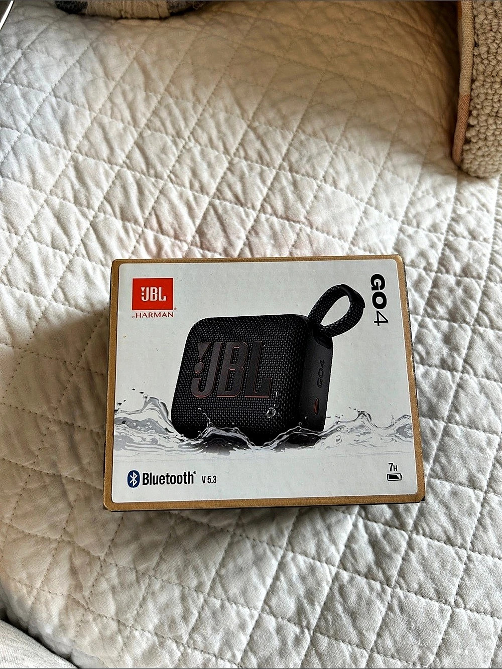 JBL GO4 Portable Bluetooth Speaker Black NWT